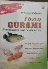 Image of Ikan gurami : pembenihan dan pembesaran