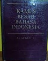 Image of Kamus besar bahasa Indonesia