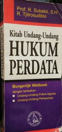 Image of Kitab Undang-Undang Hukum Perdata