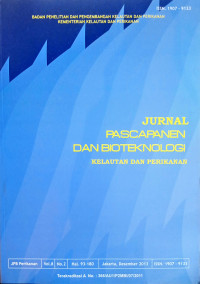 Image of Jurnal Pascapanen dan Bioteknologi Kelautan dan Perikanan: Vol. 8 No. 2, Desember 2013