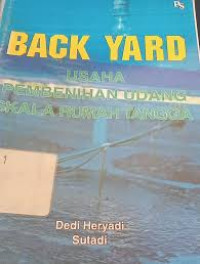 Image of Back Yard: Usaha Pembenihan Udang Skala Rumah Tangga