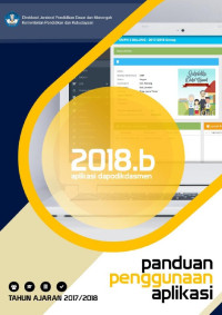 Image of Panduan Penggunaan Aplikasi Dapodikdasmen Versi 2018.b