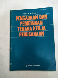 Image of Pengadaan dan Pembinaan Tenaga Kerja Perusahaan
